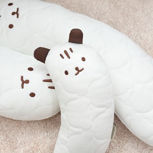 베베누보 유아용 닿자마자 시원한 듀라론 포르페 냉감 바디필로우 다람이 인형, 랜덤발송(패턴)