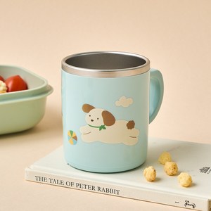 모던하우스 이중스텐 손잡이컵 논슬립, 이미지참고, 1개, 220ml