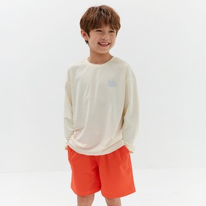 bayb 아동 주니어 선셋비치 긴팔 래쉬가드 + 보드숏 세트
