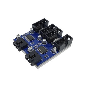 랜스타 USB2.0 헤더 4포트 허브 LS-US204, 혼합색상, 1개