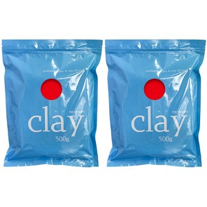전문가용 클레이, 빨강, 500g, 2개