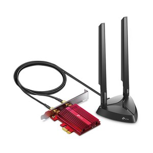 티피링크 AXE5400 Wi Fi 6E 블루투스 5.3 PCIe 어댑터 데스크탑용, Archer TXE75E, 1개