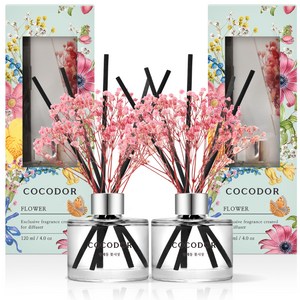 코코도르 플라워 디퓨저, 양재동꽃시장, 120ml, 2개