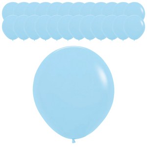 셈퍼텍스 풍선 45cm, 파스텔메이트 블루, 25개