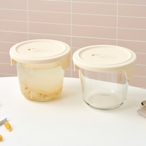 모던하우스 내열유리 실리콘 스팀홀 국용기, 2개, 700ml