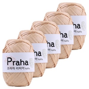 마마니트 프라하 뜨개실, 41 크림베이지, 5개