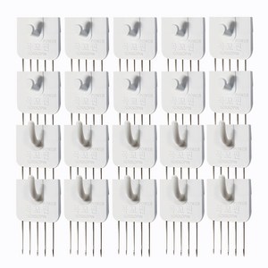 꼭꼬핀 파워 일자형 10p + U자형 10p, 화이트, 1세트