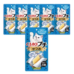 챠오츄르 이나바 차오수프 고양이 간식 5p, 40g, 6개, 가다랑어
