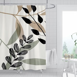 마켓A 노르딕 패턴 욕실 샤워커튼 TYPE12 150 x 180 cm, 1개