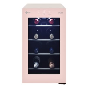 LG전자 디오스 오브제 컬렉션 와인셀러 8병 방문설치, 크리스탈핑크, W0082GPE