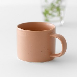 니코트 국내산 히어 핸드메이드 머그컵 300ml, 로즈베이지, 1개