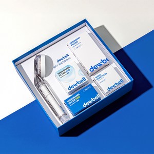 듀벨 샤워기 세면대 리필 필터 포함 선물세트 + 쇼핑백, 1개, 혼합색상