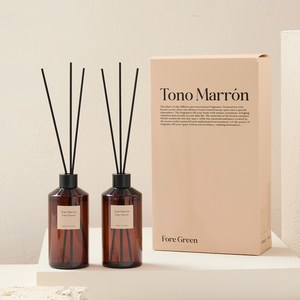 모던하우스 토노마론 디퓨져 브라운, 2개, 300ml, 포레그린