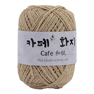 yarna 카페 화지 뜨개실 40g, 1개, 7 샌드베이지