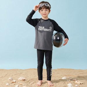 예일키즈 아동용 컬러블럭 래쉬가드 상하의 세트 YJCCRUF23473
