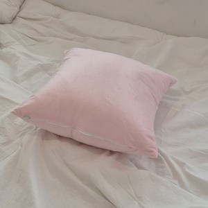 아임리빙 보들보들 극세사 카라멜 쿠션커버 2p