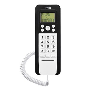 iTEK 발신자표시 유선 전화기 벽걸이겸용, IK-150
