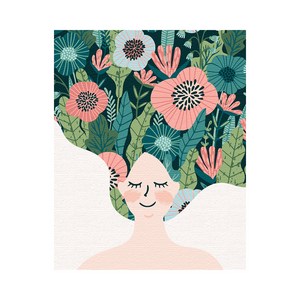 플레이어바웃 DIY 명화 그리기 세트 40 x 50 cm, 상상의 꽃밭, 1개