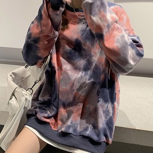 트로피칼 컬러풀 나염 루즈핏 임산부 간절기 맨투맨