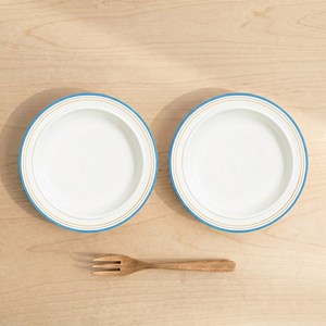 시라쿠스 메이플 원형접시, 코지블루, 2개