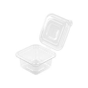 대성기업 사각 원터치 소스 반찬 용기 투명 소, 100개입, 15개