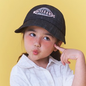 화이트샌즈 아동용 워셔블 데님 보닛햇 델가니