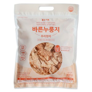편식공장 바른누룽지 우리현미, 800g, 1개