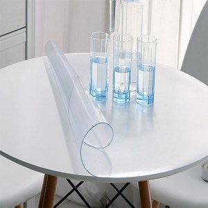 예피아 PVC 모서리 라운딩 매트, 투명, 80cm x 40cm x 2mm, 1개