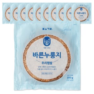 편식공장 바른누룽지 우리햅쌀, 200g, 10개