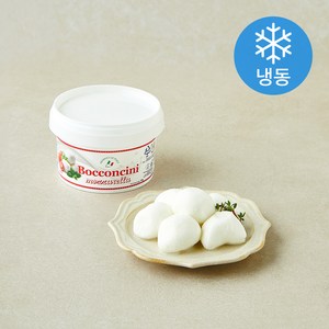 유로포멜라 이탈리아산 모짜렐라 보코치니 치즈 컵 (냉동), 100g, 1개