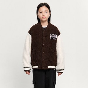 마리떼프랑소와저버 아동용 유니 플리스 바시티 자켓
