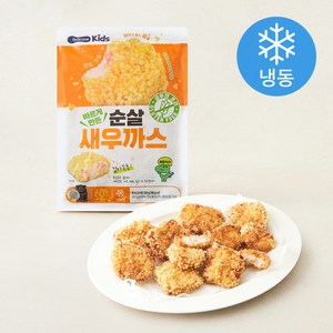 베베쿡 바르게 만든 순살 새우까스 (냉동), 350g, 1개