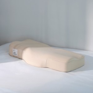 슬리필로우 더 로우 밸런스 순면 경추베개, 1개, 아몬드 크림