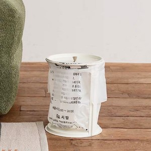서전산업 쓰담 쓰레기봉투 거치대 10L, 아이보리