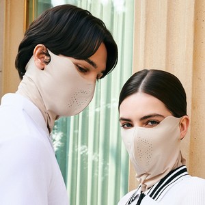 테크스킨 플렉스 핏 자외선차단 입체 롱넥 골프 마스크, 스킨, 1개
