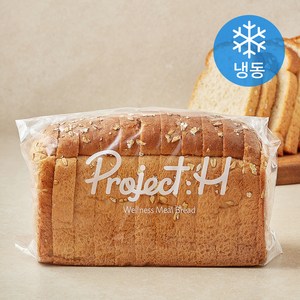 프로젝트H 고단백 저당 통밀식빵 (냉동), 405g, 1개