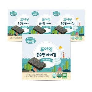 퓨어잇 순수한 아이김 김, 20g, 4개