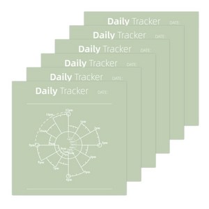 오트라 마크 클리어 점착메모지, daily tracker, 6개