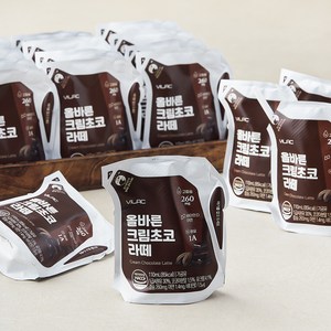 비락 올바른 크림초코 라떼 18개입, 1.98L, 1박스