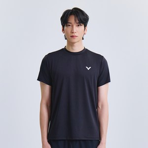 빅터 V 유니크 로고 배드민턴 티셔츠 VT25ATS002M
