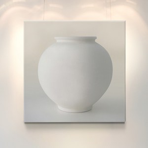 인메이블 01 calm 기원 달항아리, 캔버스 액자