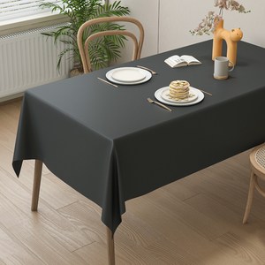 쉐리엘 고급 가죽원단 무지 방수 식탁보, 팬텀그레이, 특대(140 x 200 cm), 1개