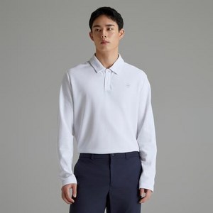 뉴발란스 남성용 피케 긴팔 폴로 스탠다드 핏 티셔츠 NBNFF1M211
