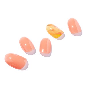 유유유유유 붙이고 굽는 젤네일 32p 세트, 마이타이오렌지, 1개