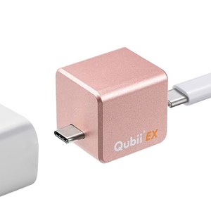 막타 큐비 EX 휴대폰 자동 백업 USB-C타입 미니 큐브 외장메모리, MKPQE-RG-256, 로즈골드, 1개