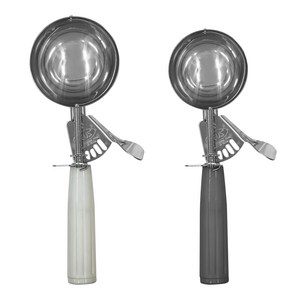 제우스 아이스크림스쿱 6호 + 8호 세트, 화이트 + 그레이, 1세트