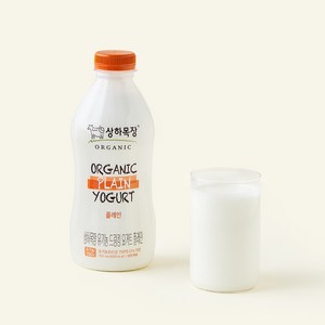상하목장 유기농 인증 드링킹 요거트 플레인, 750ml, 1개입, 1개