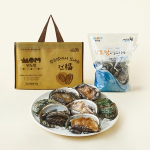 완도맘 활 전복 선물 세트 (냉장), 1kg(왕특대, 7마리), 1세트