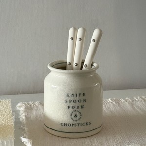 마메종키친 앤틱 수저통 M, 1개