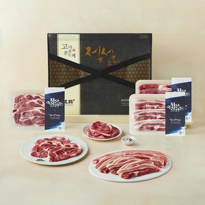 저온숙성한돈 모듬한돈 선물세트 (냉장), 1세트, 1.6kg